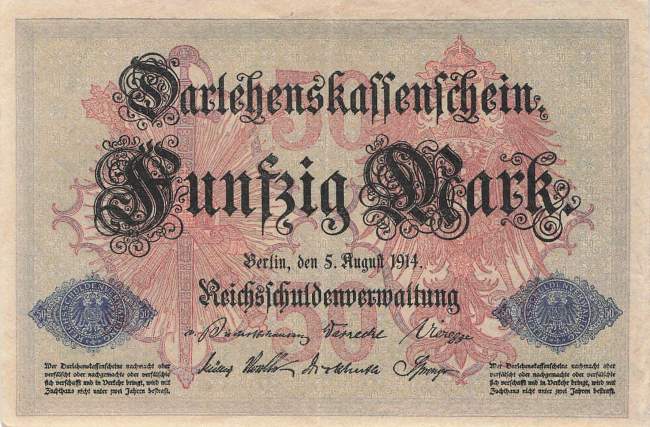 50 Mark 1914 E